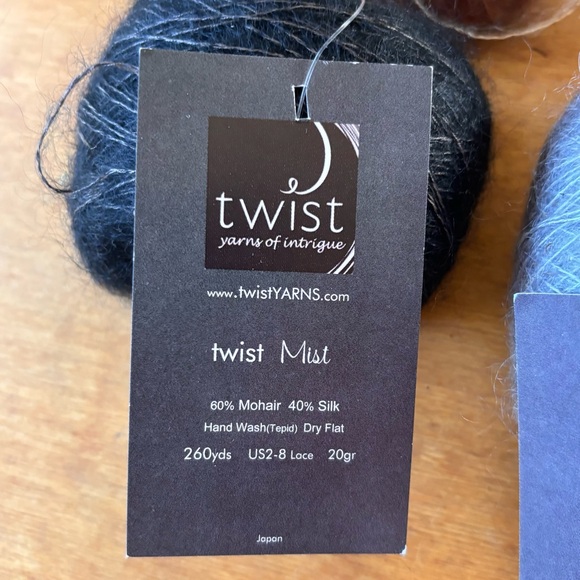 Ombre Twist Mohair Silk Alpaca Yarn lot bundle - Picture 2 of 14